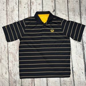 Buck Hill Falls PA Mens Golf Polo Tennis Athletic Summer Sports Black Shirt